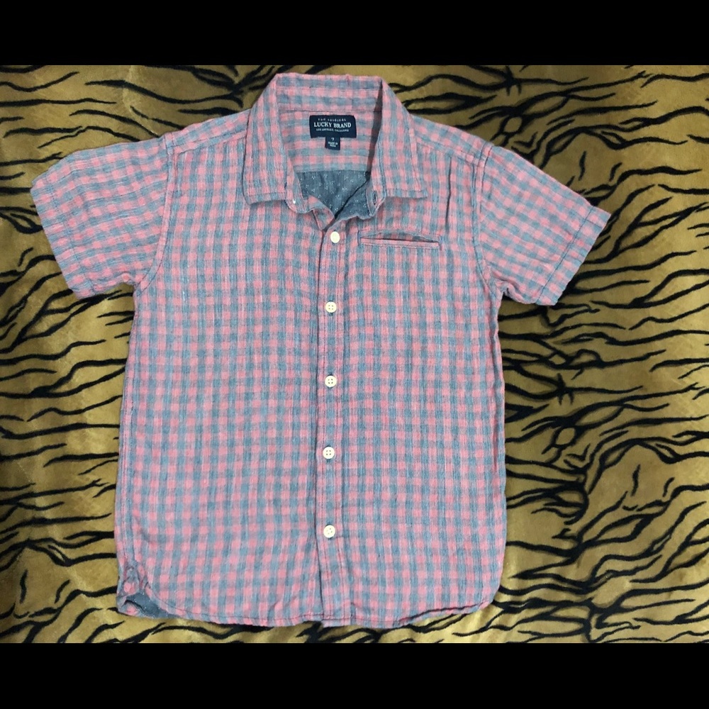 Lucky Brand🍀 button down shirt size 7